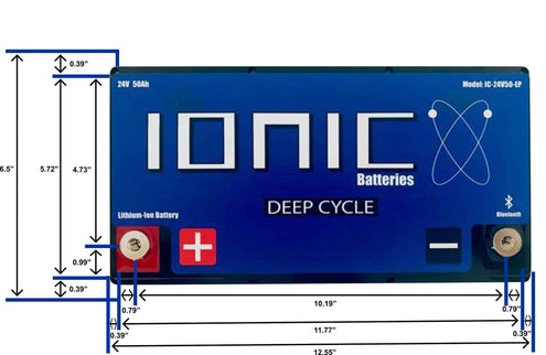 Ionic Lithium 24V 50Ah